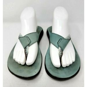 CHACO Leather Rope Flip Flops Sandals